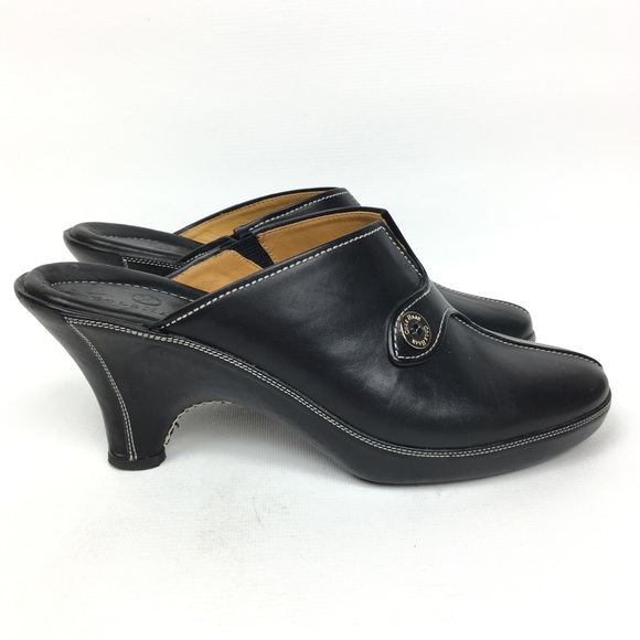 cole haan black mules